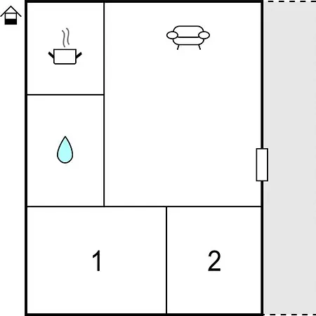 With A Patio 05 بيت للعطل